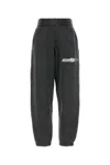 Alexander Wang T T By Alexander Wang Charcoal Cotton Joggers