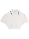 Alexander Wang T T By Alexander Wang Cotton Polo In White