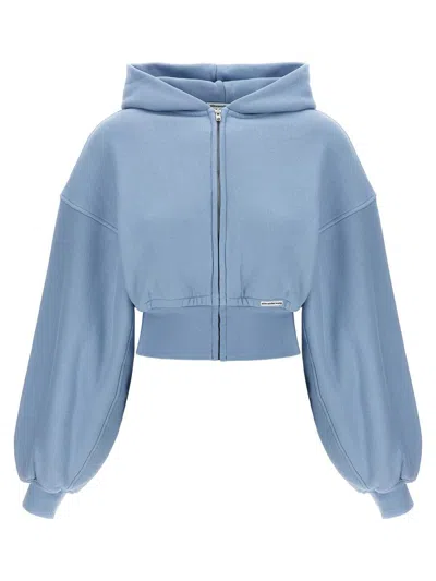 Alexander Wang T T By Alexander Wang Cropped Hoodie