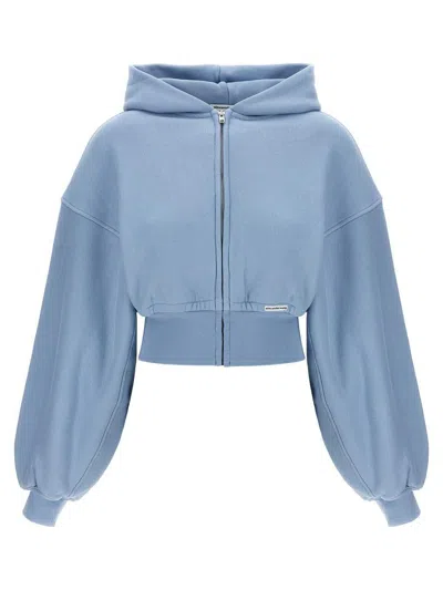 Alexander Wang T T By Alexander Wang Cropped Hoodie