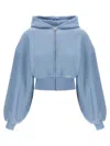 Alexander Wang T T By Alexander Wang Cropped Hoodie