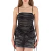 Alexander Wang T T By Alexander Wang Crystal-embellished Hotfix Cami Top In Blue