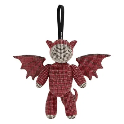Alexander Wang T T By Alexander Wang Crystal Mesh Crystal Mesh Wristlet In Red