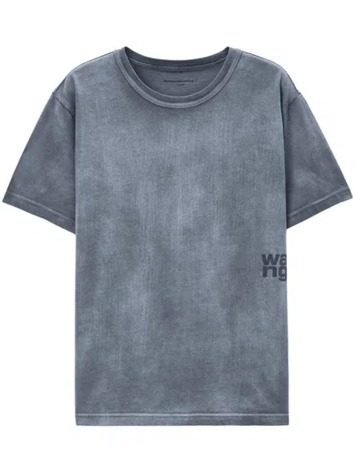 Alexander Wang T T By Alexander Wang Dark Grey Cotton T-shirt