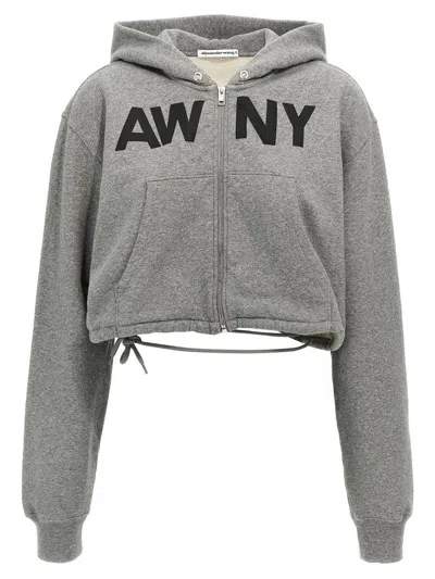 Alexander Wang T T By Alexander Wang Deconstructed Hoodie