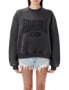 Alexander Wang T T By Alexander Wang Graphic Crew Neck Fleece