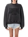 Alexander Wang T T By Alexander Wang Graphic Crew Neck Fleece