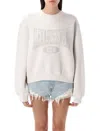 Alexander Wang T T By Alexander Wang Distressed Logo Sweatshirt In White
