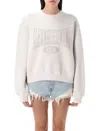 Alexander Wang T T By Alexander Wang Graphic Crew Neck Fleece In White
