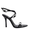 Alexander Wang T T By Alexander Wang Dome 105 Strappy Leather Sandals In Black