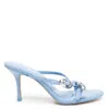 Alexander Wang T T By Alexander Wang Dome 85 Water Snake Slide Sandals