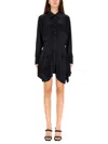 Alexander Wang T T By Alexander Wang Double "chemisier" Dress In Black
