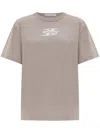Alexander Wang T T By Alexander Wang Dove Grey Cotton T Shirt