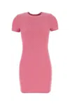 Alexander Wang T T By Alexander Wang Pink Stretch Polyester Mini Dress In Pink