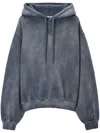 Alexander Wang T T By Alexander Wang Essential Hoodie Washed Asphalt