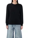 Alexander Wang T T By Alexander Wang Essential Puff Logo T-shirt In Black