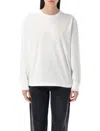 Alexander Wang T T By Alexander Wang Essential Puff Logo T-shirt In White