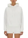 Alexander Wang T T By Alexander Wang Essential Sweatshirt In White