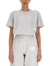 Alexander Wang T T By Alexander Wang Essential T-shirt In Grey