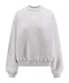 Alexander Wang T T By Alexander Wang Essential Terry Crewneck Sweatshirt In White