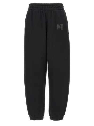 Alexander Wang T T By Alexander Wang 'essential Terry' Joggers In Black
