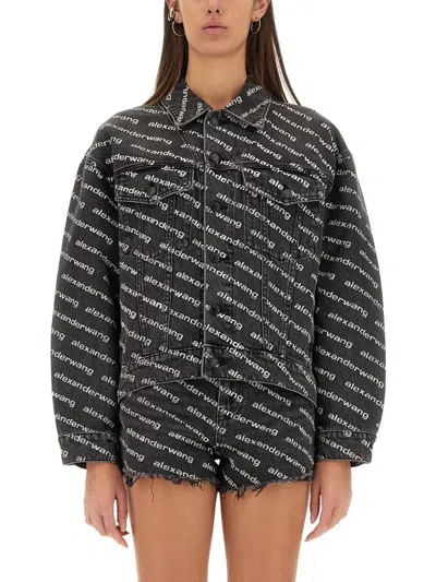 ALEXANDER WANG T T BY ALEXANDER WANG "FALLING BACK" JACKET
