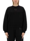 Alexander Wang T Alexanderwang. T Sweatshirt With Logo