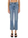 Alexander Wang T T By Alexander Wang Light Wash High Waist Jeans