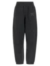 Alexander Wang T Sweatpant With Hotfix Logo In Black