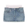 Alexander Wang T T By Alexander Wang Hotfix Mesh Undie Crystal Mini Skirt In Purple