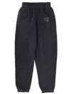 Alexander Wang T T By Alexander Wang Jogger Pants With Logo In Black