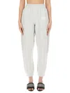 Alexander Wang T T By Alexander Wang Puff Logo Essential Terry Sweatpants