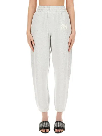 ALEXANDER WANG T T BY ALEXANDER WANG JOGGING PANTS WITH LOGO