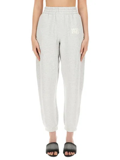 ALEXANDER WANG T T BY ALEXANDER WANG JOGGING PANTS WITH LOGO