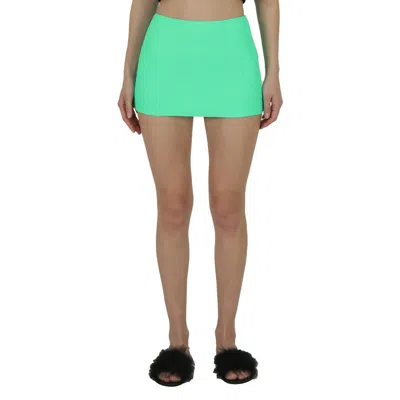 Alexander Wang T T By Alexander Wang Ladies Mint Julep All Over Logo Mini Skirt