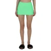 ALEXANDER WANG T T BY ALEXANDER WANG LADIES MINT JULEP ALL OVER LOGO MINI SKIRT