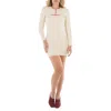 Alexander Wang T T By Alexander Wang Ladies Vanilla Ice Boucle Cut-out Knitted Minidress