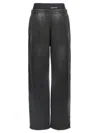 Alexander Wang T T By Alexander Wang Layered Joggers In Black