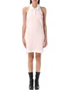 Alexander Wang T T By Alexander Wang Layered Polo Halter Minidress
