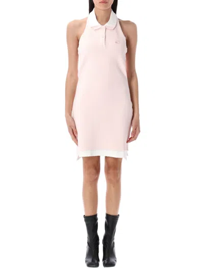 Alexander Wang T T By Alexander Wang Layered Polo Halter Minidress