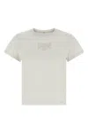 Alexander Wang T Lived Logo T-shirt White In White