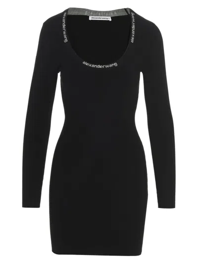 Alexander Wang T T By Alexander Wang Hybrid Bikini Dress In Black