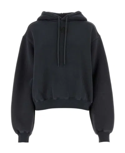Alexander Wang T T By Alexander Wang Essential Sweatshirt In Black