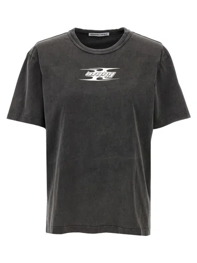 Alexander Wang T T By Alexander Wang Logo T-shirt In Washedcedar