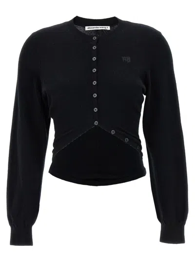 ALEXANDER WANG T T BY ALEXANDER WANG 'LS' CARDIGAN