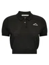 Alexander Wang T T By Alexander Wang Mesh Polo Shirt