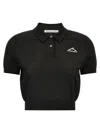 Alexander Wang T T By Alexander Wang Mesh Polo Shirt