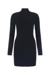 Alexander Wang T T By Alexander Wang Midnight Blue Stretch Viscose Blend Mini Dress
