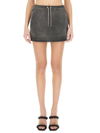 Alexander Wang T T By Alexander Wang Mini Skirt In Brown
