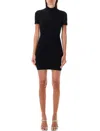 Shop Alexander Wang T T By Alexander Wang Mock Neck T-shirt Dress